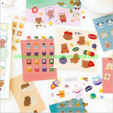 Bear Design of Children PVC Decorating Stickers